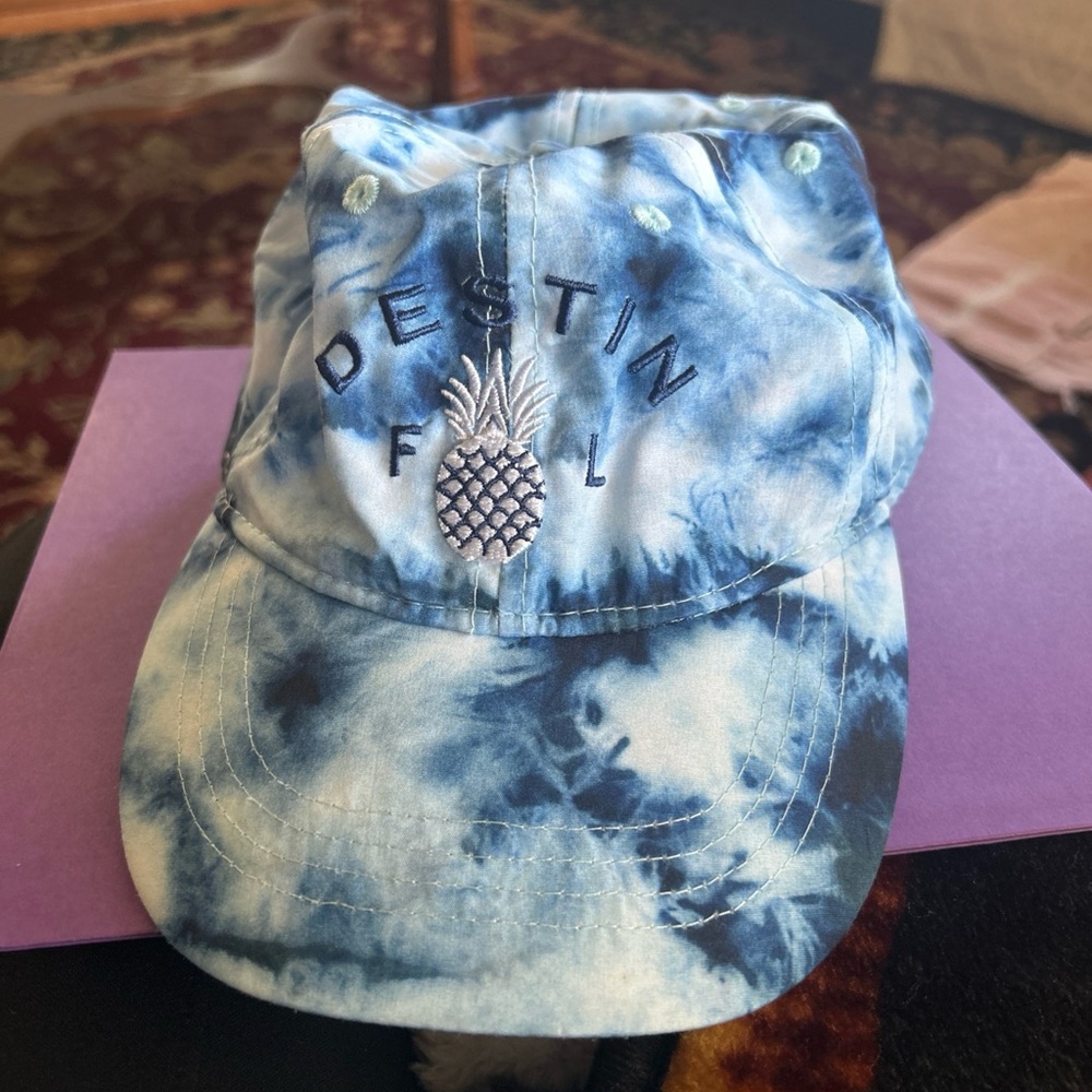 Tie-Dye Pineapple Baseball Cap - Blue